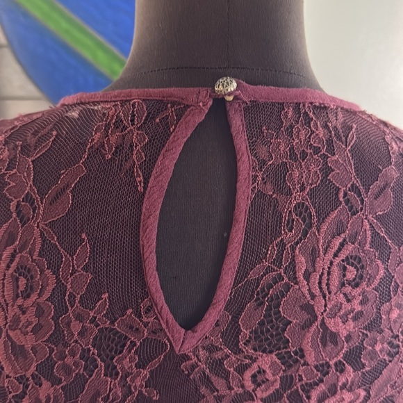 American Eagle Boho Lace Top SZ XS - Picture 8 of 11